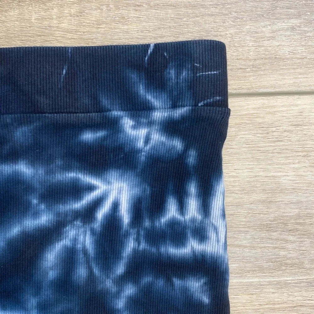 NSF | Lyla | Ombré Tie Dye Ribbed Knit Midi Skirt - Picture 4 of 13